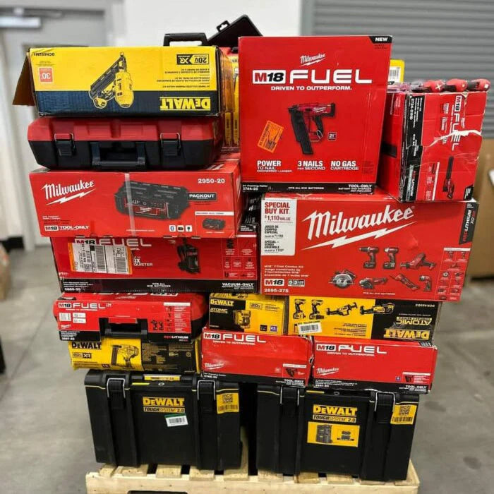 🔧MIXED TOOLS PALLET– Untested Customer Return – LOT ID: 241101