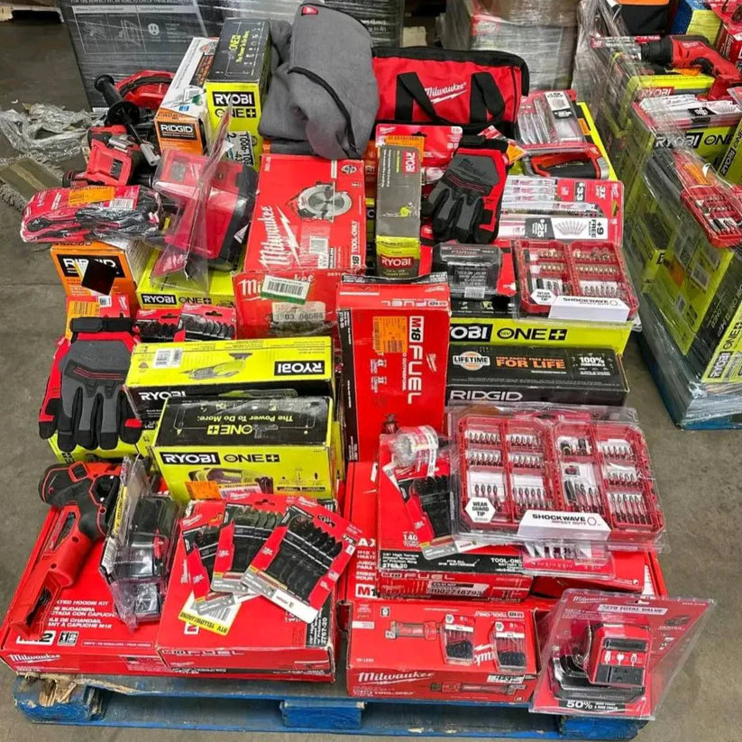 🔧MIXED TOOLS PALLET– Untested Customer Return – LOT ID: 241101